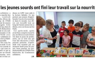 Communes solidaires à l'INJS